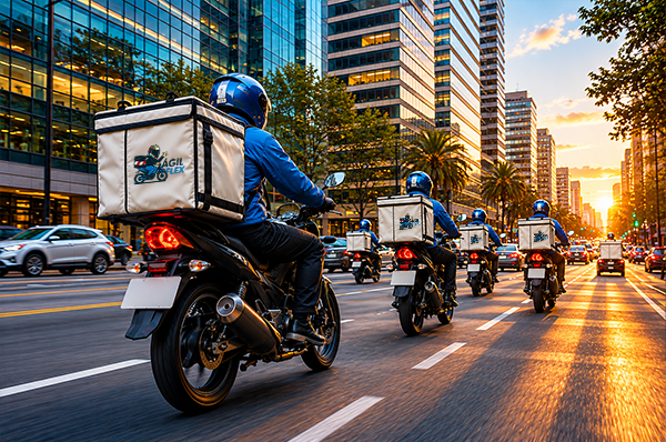 Moto entregador